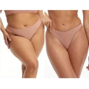 Good American Swim Rose Bikini Cheeky Bottom